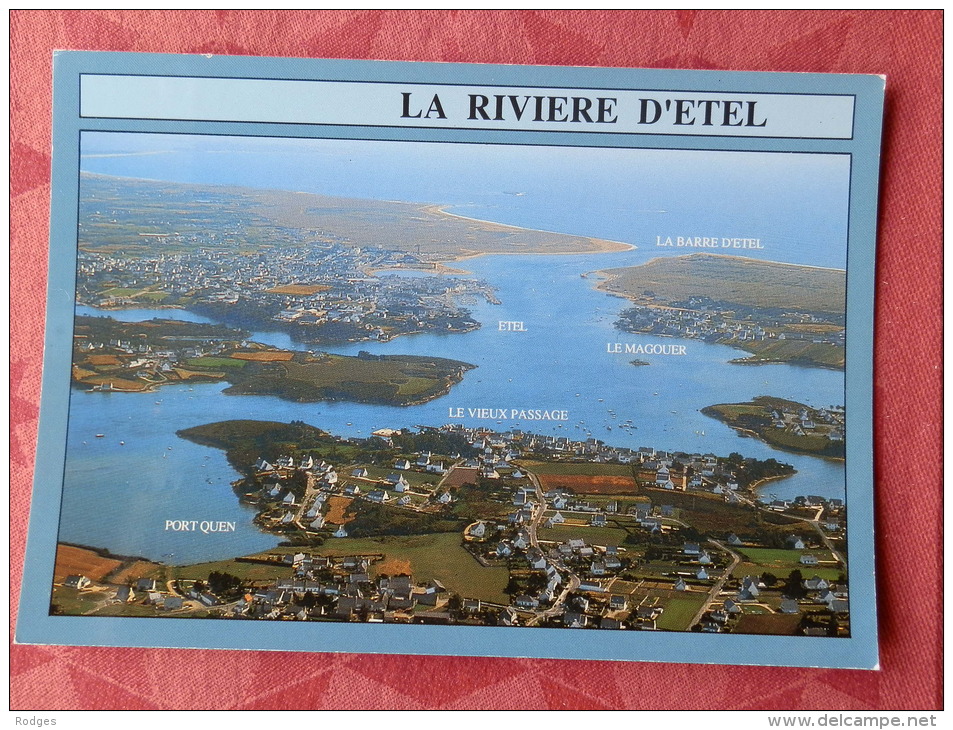 Cpm La Rivière D'ETEL , 6.1265 , La Bretagne En Couleur (1.931) - Etel