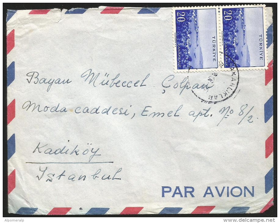 Turkey - Postal Used Air Mail Cover, Michel 1600 - Briefe U. Dokumente