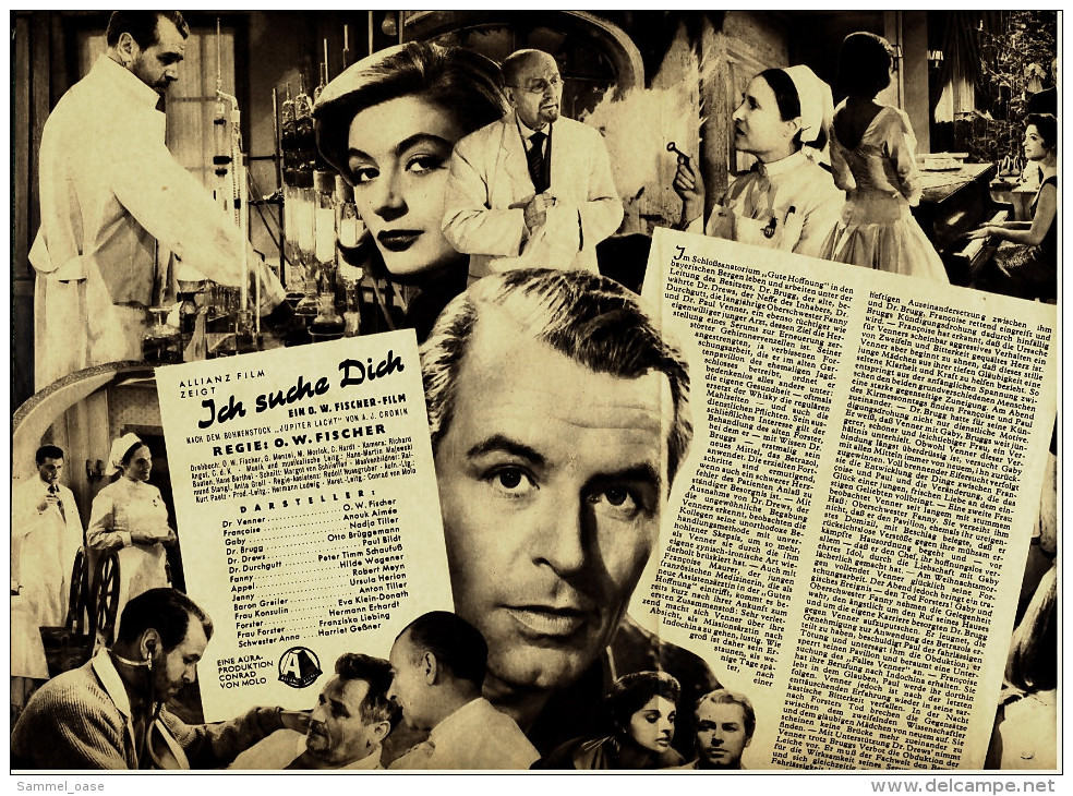 Illustrierte Film-Bühne  -  "Ich Suche Dich" -  Mit O.W. Fischer  -  Filmprogramm Nr. 3153 Von Ca. 1956 - Zeitschriften