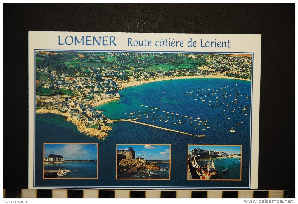 56 PLOEMEUR LE PORT DE LOMENER SUR LA ROUTE COTIERE DE LORIENT - Ploemeur