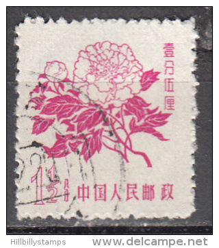 China-prc    Scott No. 389   Used    Year  1958 - Used Stamps