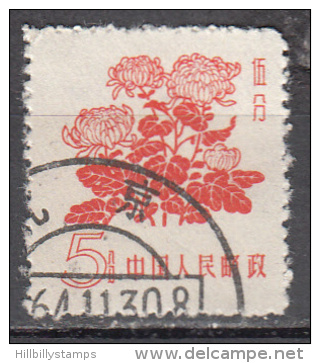 China-prc    Scott No. 391   Used    Year  1958 - Used Stamps