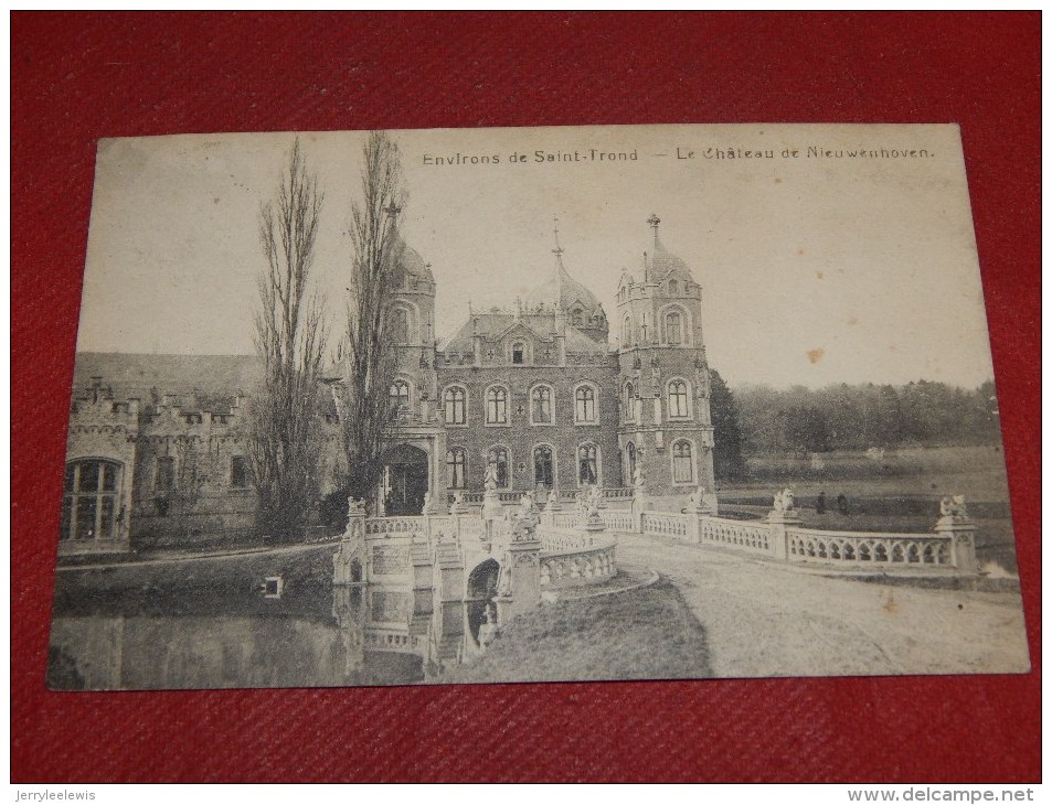 SINT  TRUIDEN  -  Kasteel  Van  Nieuwenhoven  -   1920    -  (2 Scans) - Sint-Truiden