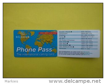 Phone Pass Carton Folder Used  Rare - A Identificar