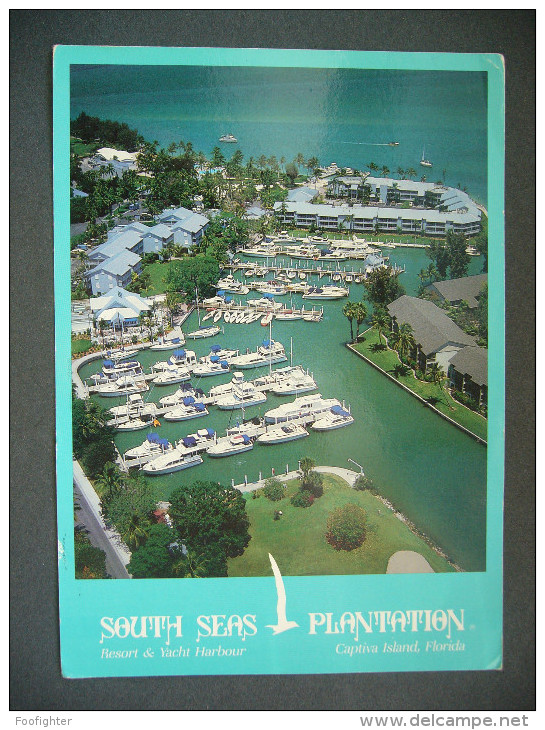 United States: Florida - CAPTIVA ISLAND - Resort & Yacht Harbour - Posted 1993 Air Mail - Format 17,5 X 13 Cm - Fort Myers