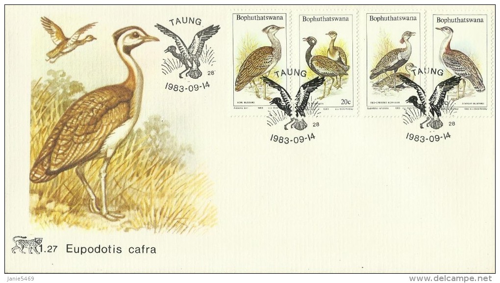 South Africa Bophuthatswana 1983 Birds FDC - Bophuthatswana