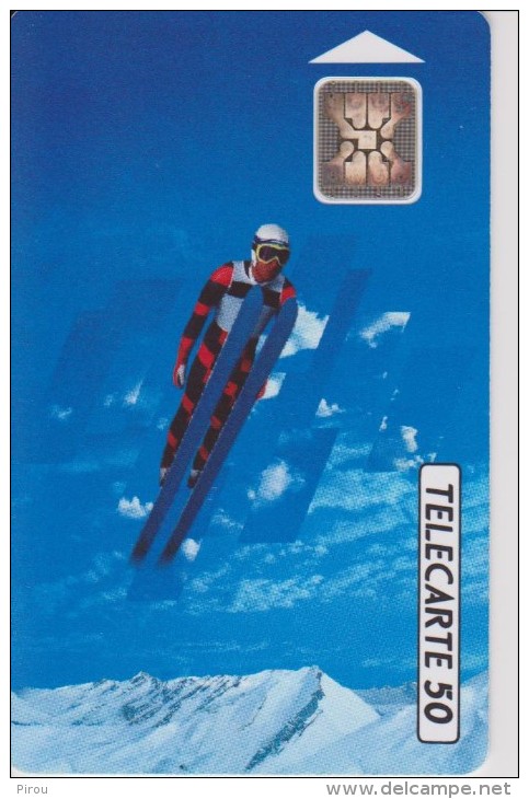 TELECARTE FRANCE : JEUX OLYMPIQUES D'ALBERTVILLE 1992 SAUT à  SKI TREMPLIN - Olympic Games