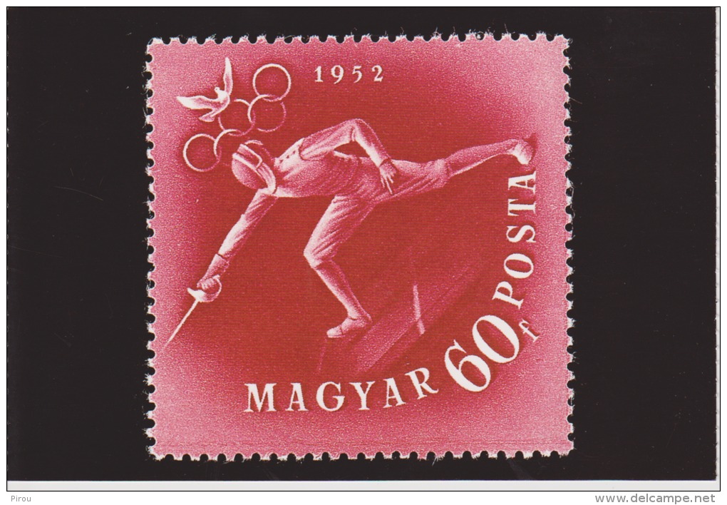 JEUX  OLYMPIQUES D'HELSINKI 1952 ( Carte Postale Reproduisant Un Timbre ) - Giochi Olimpici