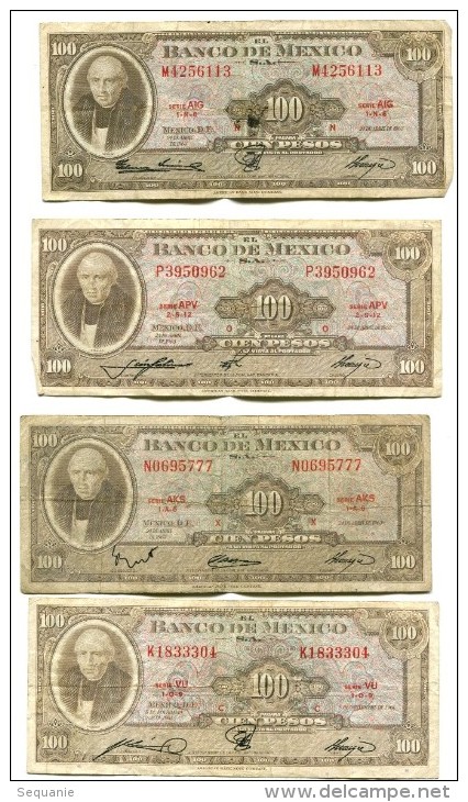 LOT DE BILLETS MONDE MEXIQUE AUTRICHE PAYS DE L'EST - Lots & Kiloware - Banknotes