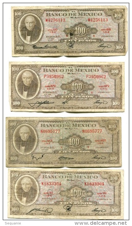 LOT DE BILLETS MONDE MEXIQUE AUTRICHE PAYS DE L'EST - Vrac - Billets