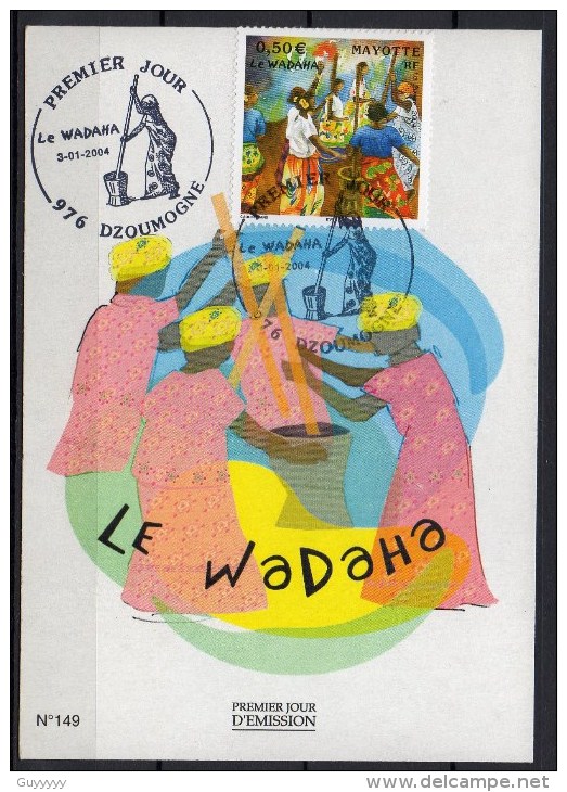 Mayotte - 2004 - Carte - Le Wadaha - Lettres & Documents