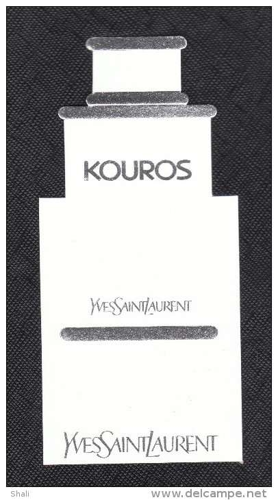 CARTE PARFUMEE YVES SAINT LAURENT KOUROS - Zonder Classificatie