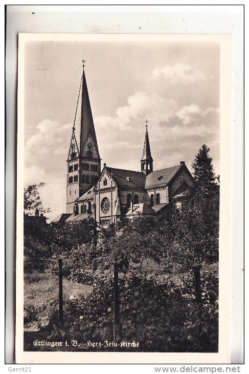 7505 ETTLINGEN, Herz-Jesu-Kirche, 195.. - Ettlingen