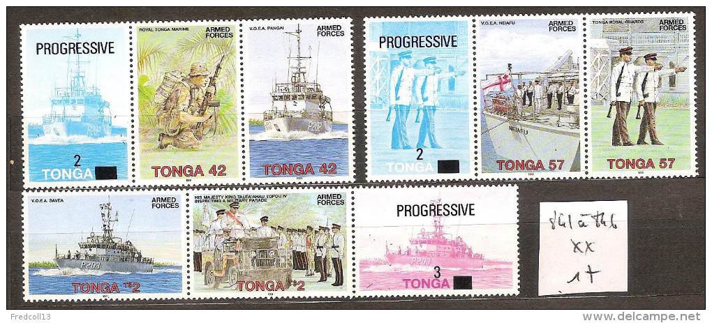 Tonga 841 à 846 ** Côte 17 € - Tonga (1970-...)