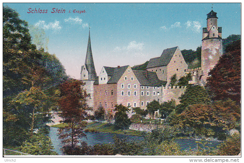 AK Schloss Stein Im Erzgebirge  (12090) - Hartenstein