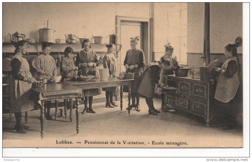 BELGIQUE, LOBBES, Pensionnat De La Visitation  -  Ecole Ménagère - Lobbes