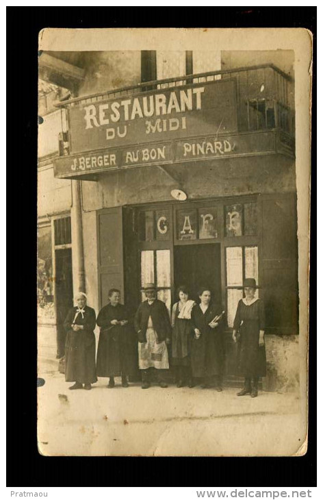 P2015/02/14  Restaurant Du Midi Café J Berger Au Bon Pinard - A Identifier