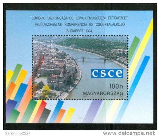 HUNGARY 1994 EVENTS European Security CONFERENCE - Fine S/S MNH - Nuevos