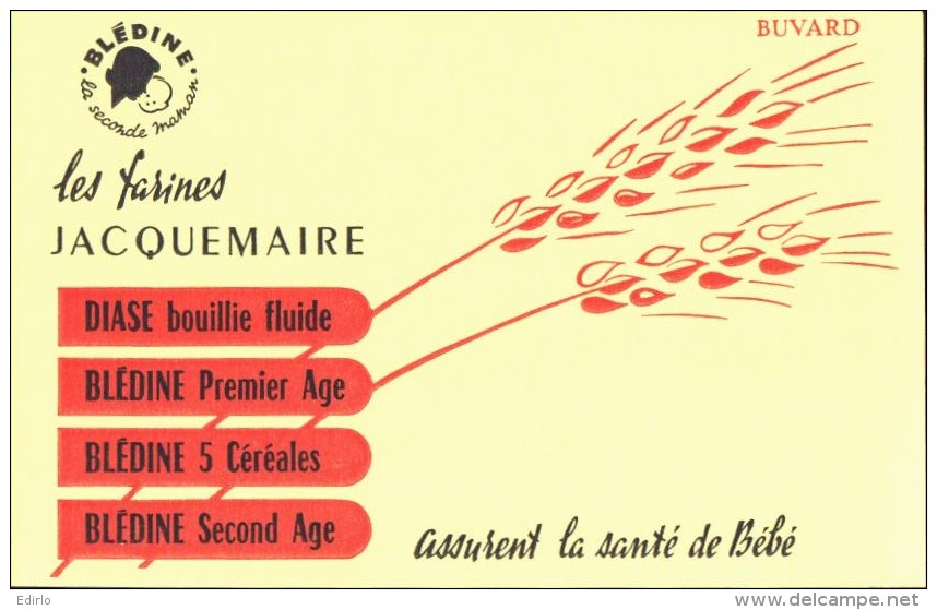 BUVARD  - Excellent Etat - Les Farines JACQUEMAIRE - Food