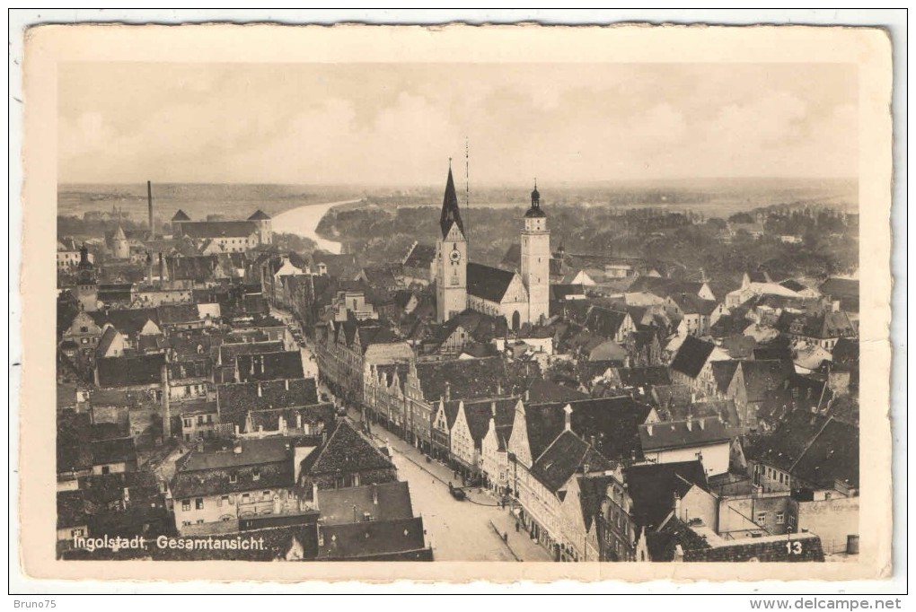 INGOLSTADT - Gesamtansicht - 1954 - Ingolstadt