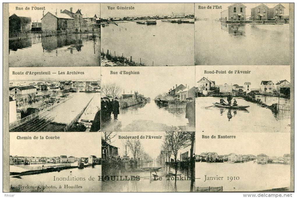 HOUILLES(YVELINES) INONDATION - Houilles