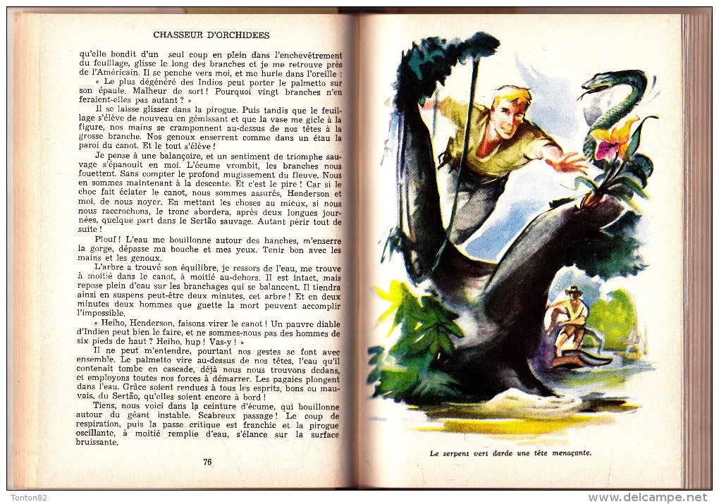 Ernst Löhndorff -  Chasseur D' Orchidées- Idéal Bibliothèque - ( 1955 ) . - Ideal Bibliotheque