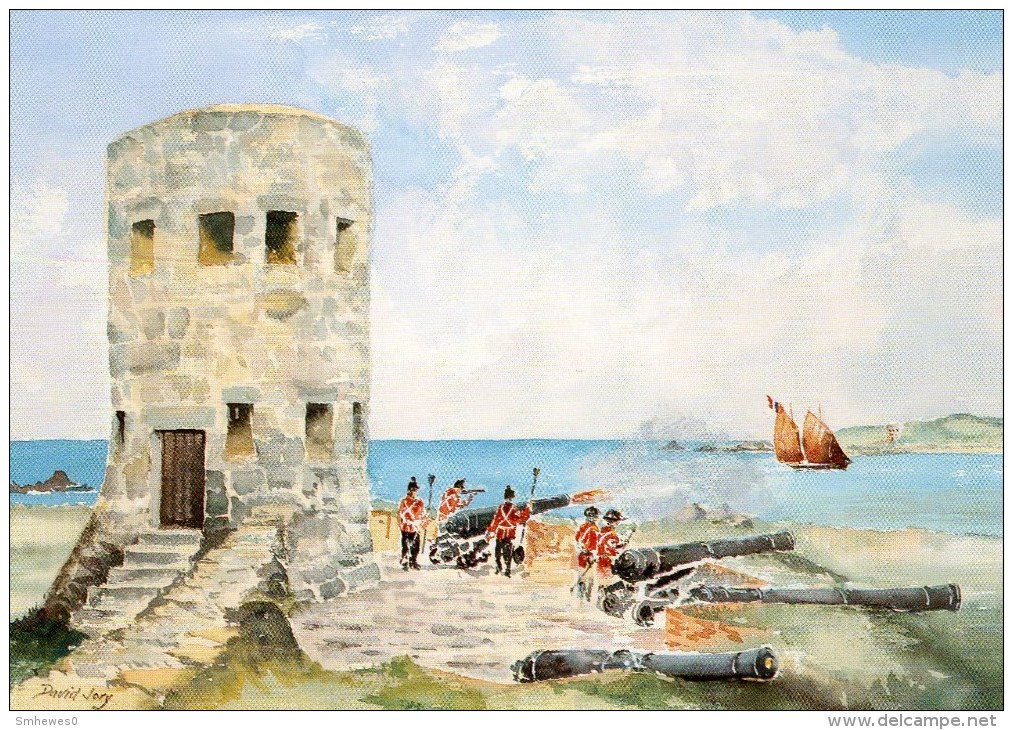 Postcard - Rousse Martello Tower, Guernsey. C.V.43 - Guernsey