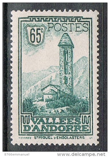 ANDORRE N°36 N* - Used Stamps
