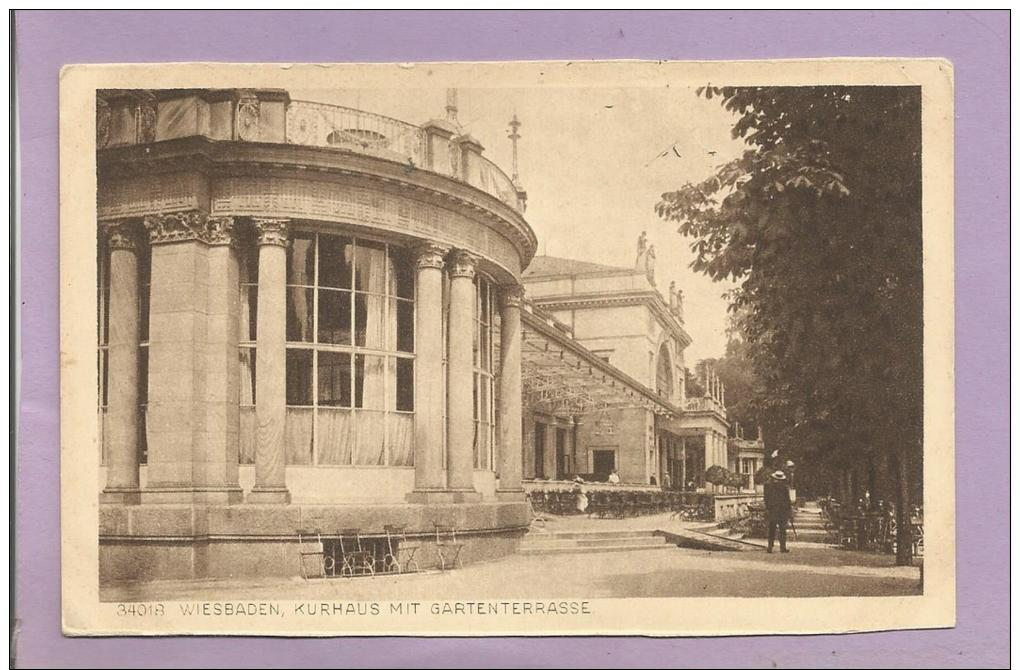 Allemagne - WIESBADEN - Kurhaus Mit Gartenterrasse - Wiesbaden