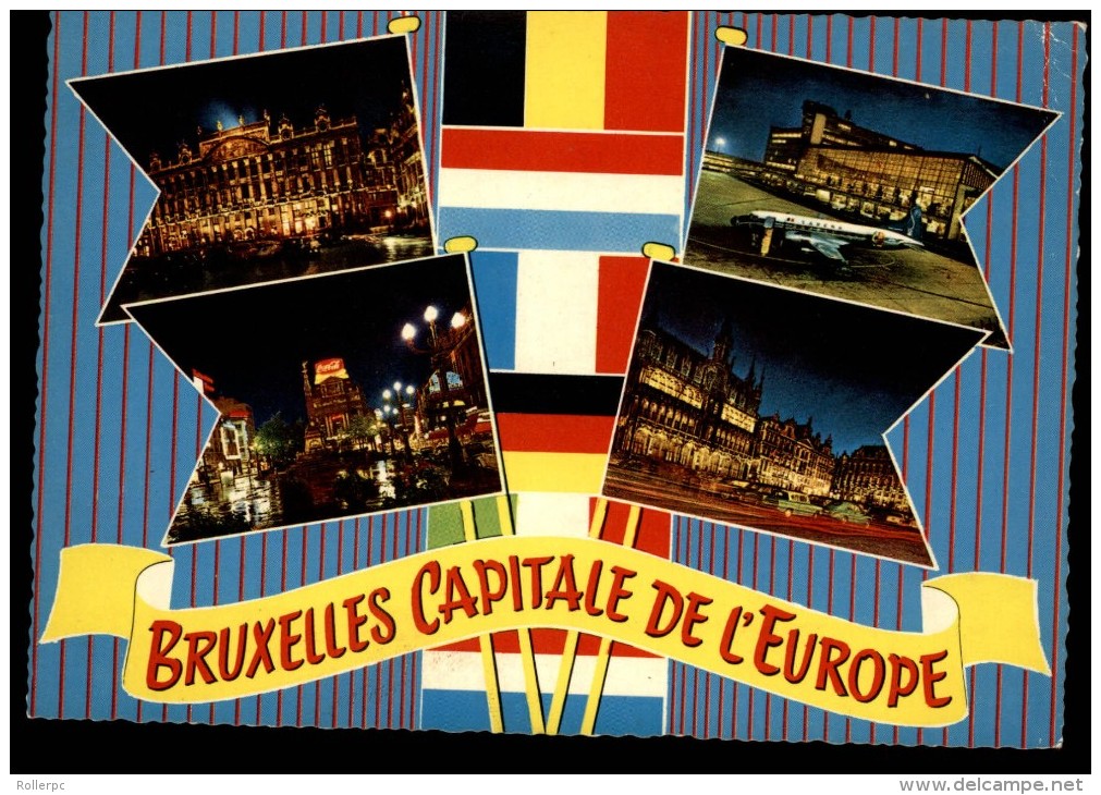 100205  POST CARD - BRUSSELS -  BRUXELLES CAPITLE DE L'EUROPE [KRUGER 922/110] - Organismos Europeos