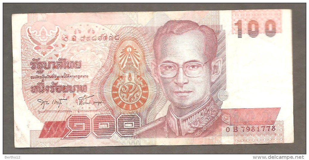 Thailande 100 BHT - Thailand