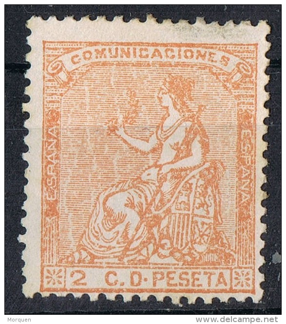 Sello 2 Cts Alegoria Republica 1873, Num 131 * - Nuevos