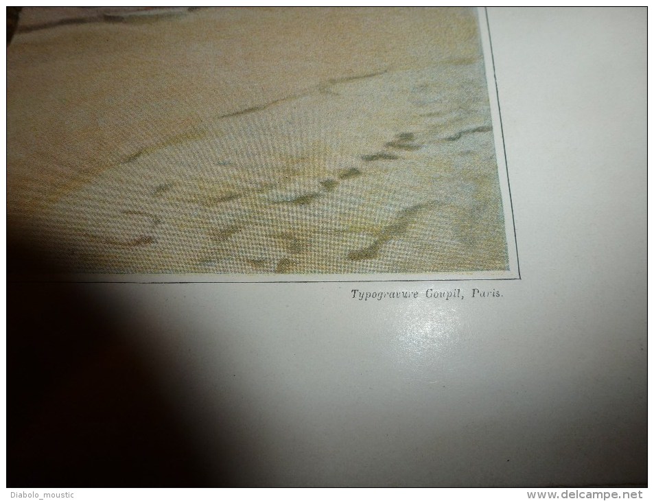 1871 PARIS assiégé 1870-1871 par J. Claretie avec nomb. illustrations dont couleurs:P. de Chavannes,Gustave Doré, etc..