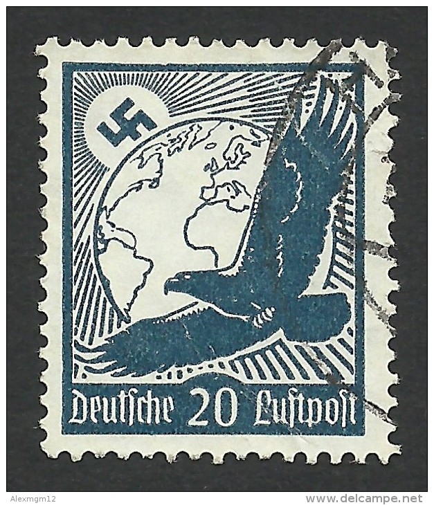 Germany 20 Pf. 1934, Sc # C49, Mi # 532, Used - Airmail & Zeppelin