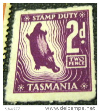 Tasmania Stamp Duty 2d - Mintd - Other & Unclassified