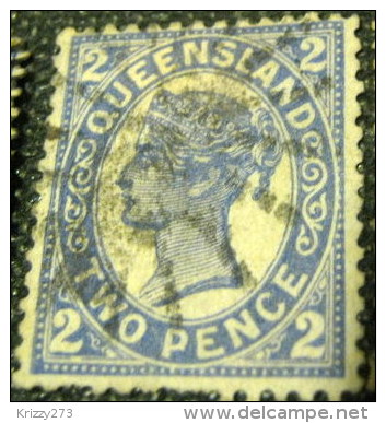 Queensland 1897 Queen Victoria 2d - Used - Oblitérés