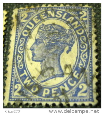 Queensland 1897 Queen Victoria 2d - Used - Oblitérés