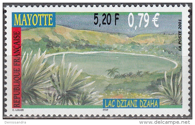 Mayotte 2001 Yvert 110 Neuf ** Cote (2015) 2.50 Euro Lac Dziani Dzaha - Nuovi