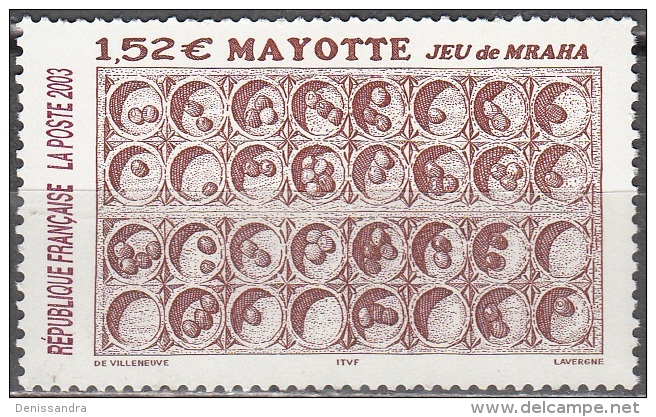 Mayotte 2003 Yvert 145 Neuf ** Cote (2015) 6.00 Euro Jeu De Mraha - Nuovi