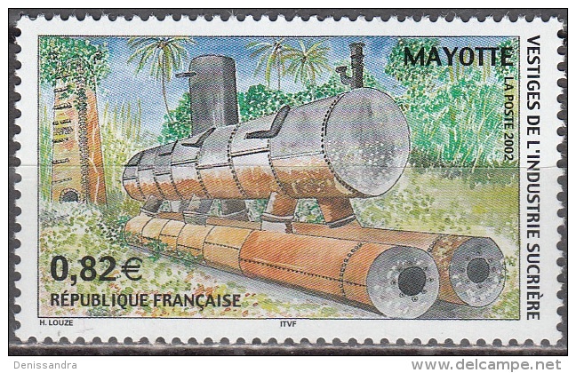 Mayotte 2002 Yvert 133 Neuf ** Cote (2015) 3.30 Euro Vestiges De L'industrie Sucrière - Nuovi