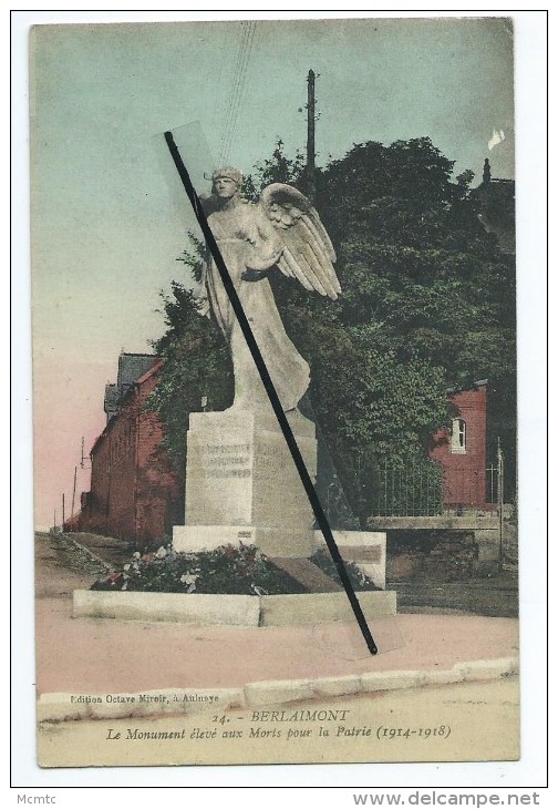 CPA - Berlaimont - Le Monument élevé Aux Morts Pour La Patrie (1914-1918) - Berlaimont