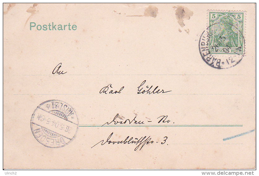AK Kgl. Jagdschloss Rehefeld Im Sächs. Erzgebirge - 1904 (12113) - Altenberg
