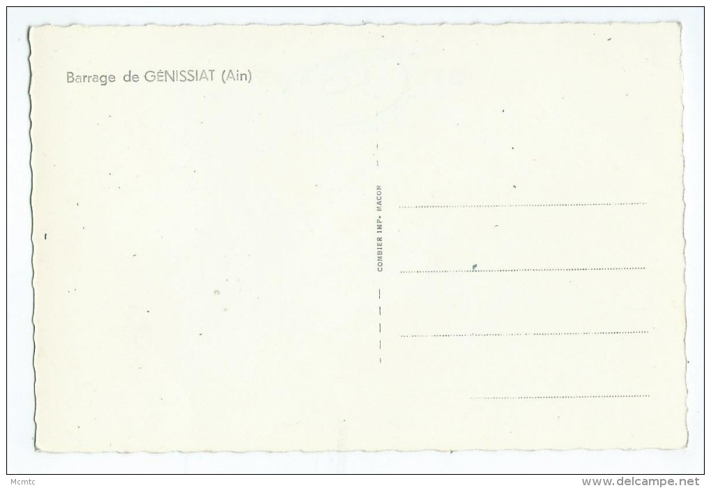 Carte - Barrage De Génissiat - Génissiat