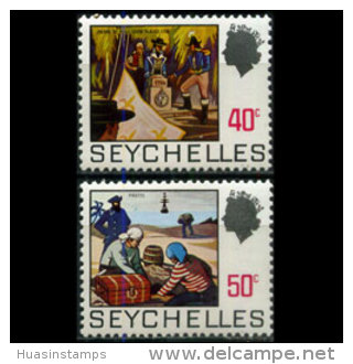 SEYCHELLES 1969 - Scott# 262A-3 History 40-50c MNH (XW492) - Seychellen (1976-...)