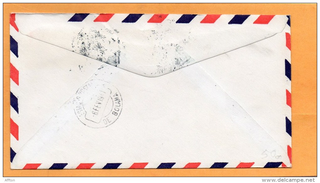 Lisbon To Boloma 1941 Portugal Air Mail Cover - Lettres & Documents