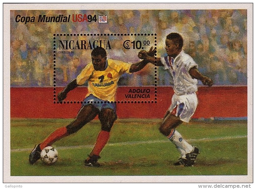 NICARAGUA WORLD CUP USA Sc 2043-2044 MNH 1994 - 1994 – États-Unis