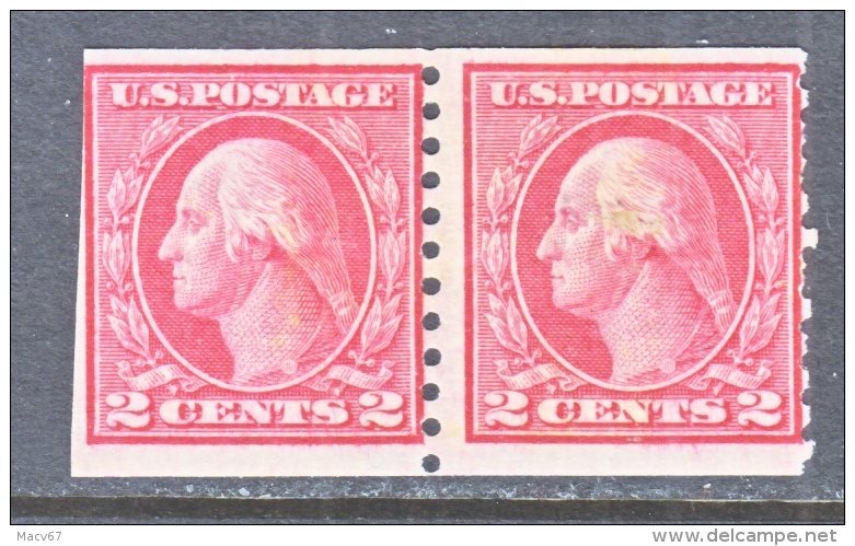 U.S.  492  TYPE  III   Perf  10  Fault   *  1916-22   Issue - Unused Stamps