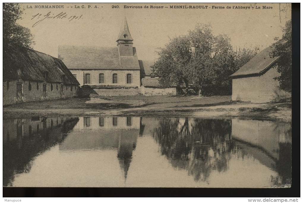 Mesnil Raoult Ferme De L Abbaye La Mare - Autres & Non Classés