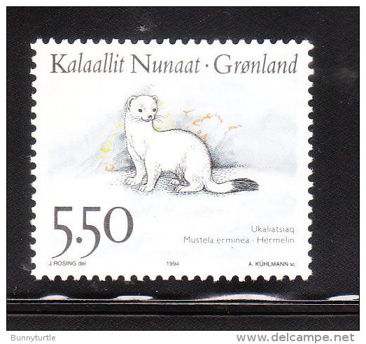 Greenland 1994 Native Animals 5.50k Used - Gebruikt