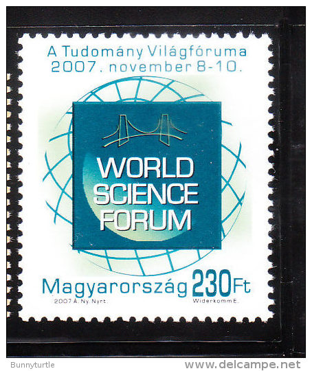 Hungary 2007 World Science Forum MNH - Neufs